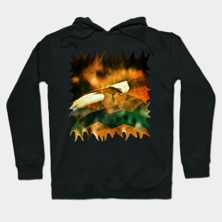 Lizard of the Orange Sahara Lounge Chair Hoodie